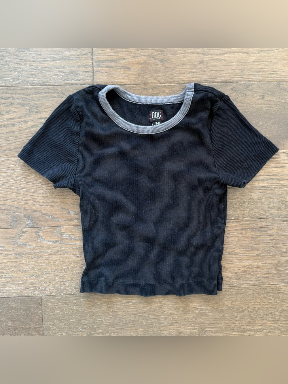 Urban outfitters black crop top